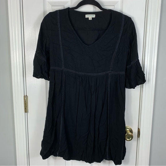 Earthbound Trading Co Tops - Earthbound Womens Black Top Size Small